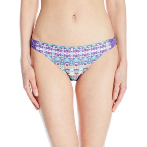 PRANA Blue Aquabloom Imara Bikini Bottom XS - Picture 1 of 11
